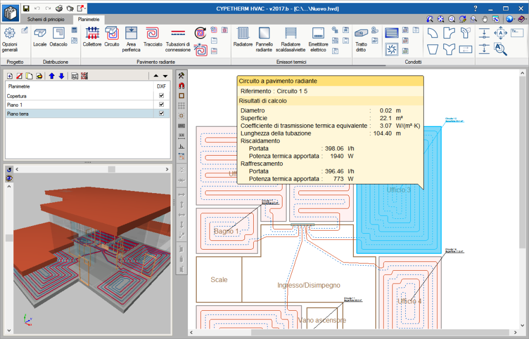 pannelli radianti hvac bim athsoftware 1